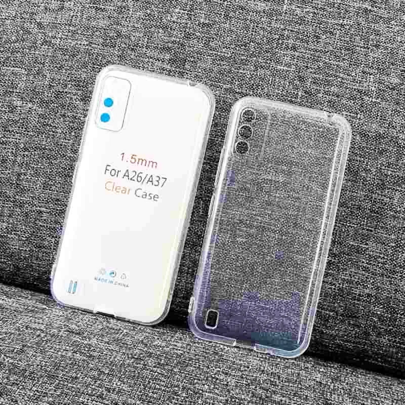 Case ITEL A26 Casing Clear HD KETEBALAN 2MM BENING TRANSPARAN TPU Premium Softcase