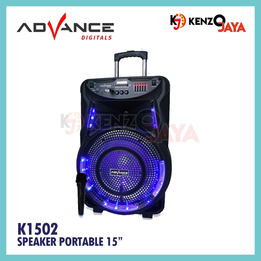 Speaker Portable 15" ADVANCE K1502