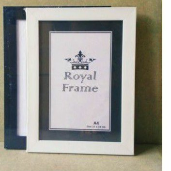bingkai /pigura/frame foto minimalis a4 (21×30) hitam dan putih