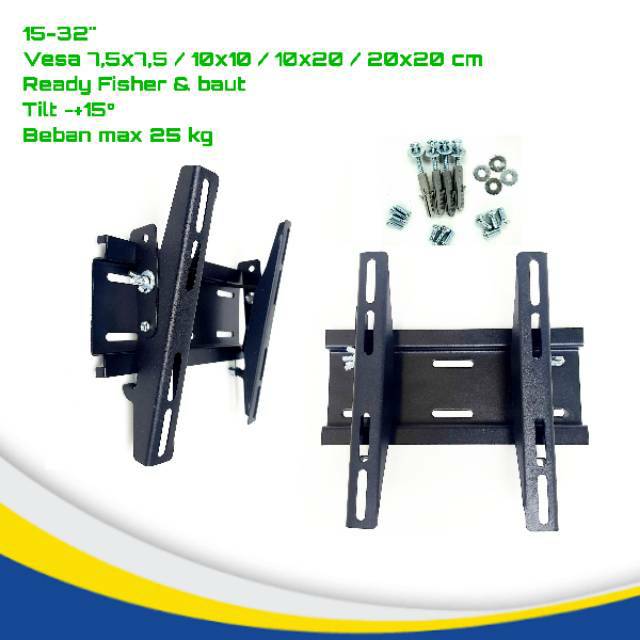 Bracket TV 32 Inch Universal Adjustable Tilt MAXX