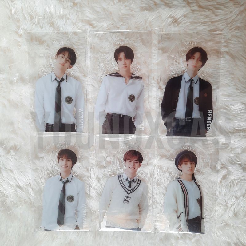 [READY] CLEAR BOOKMARK B2S KIT WAYV TEN KUN WINWIN HENDERY XIAOJUN YANGYANG / BOOKMARK WAYV