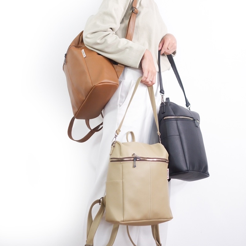 Prily Ransel Multifungsi - Tweelyforbag - Tas Ransel Wanita - Tas Wanita