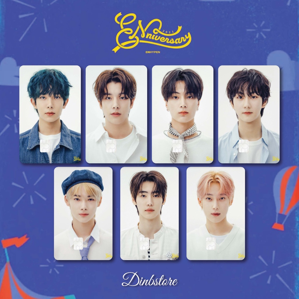 

ENHYPEN | DINBSTORE SKIN CARD / SKIN ATM (Stiker kartu ATM & E-Money)