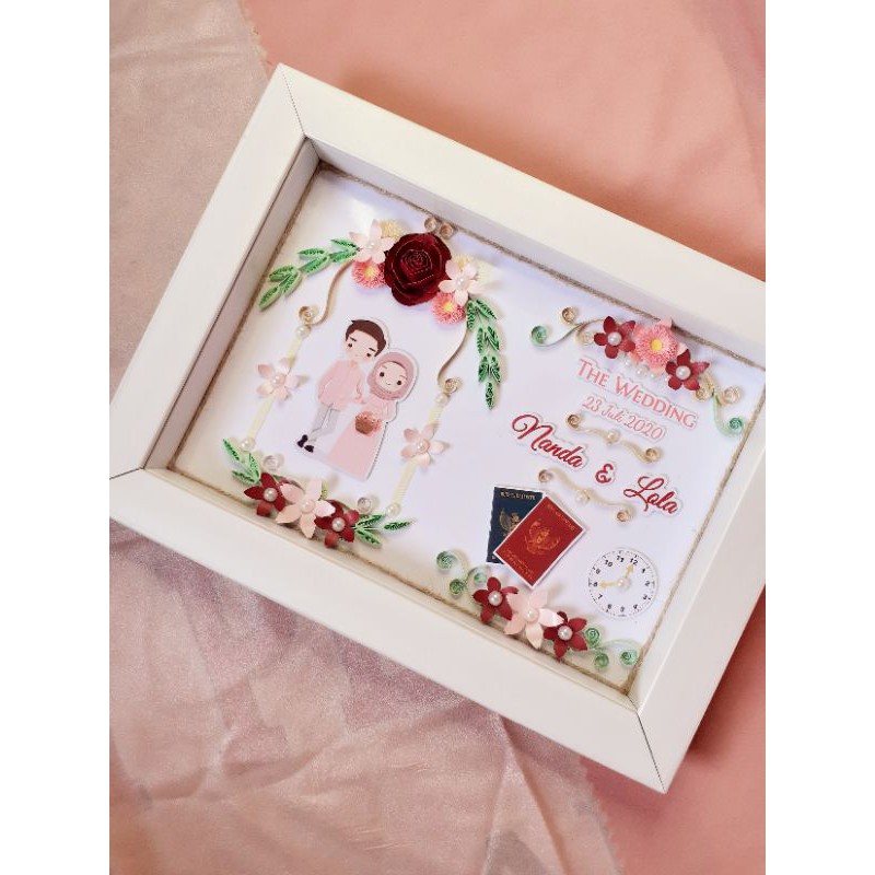 Kado Pernikahan/Kado Bingkai/custom frame