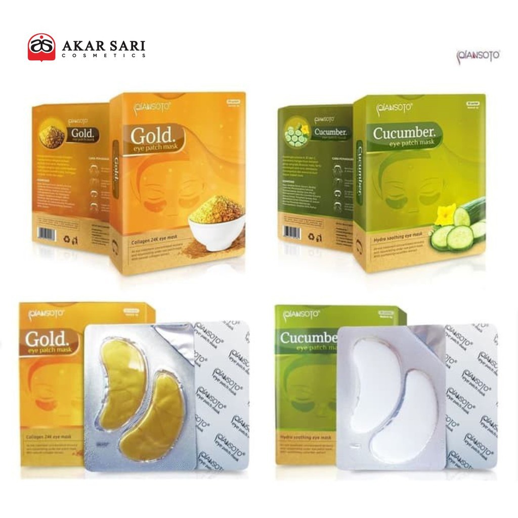 MASKER MATA QIANSOTO EYE PATCH MASK QIANSOTO CUCUMBER