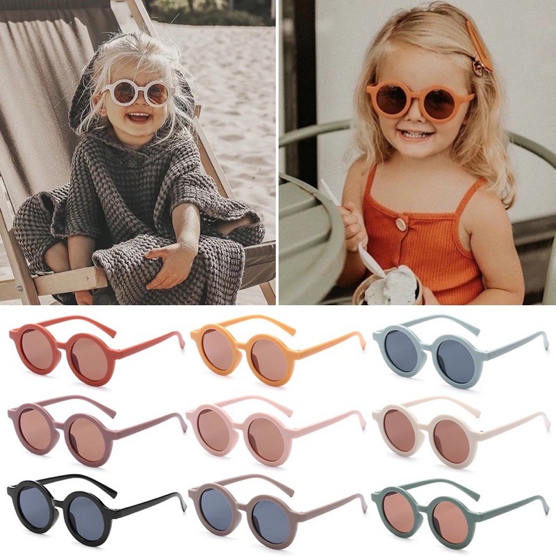 Kacamata Anak Sunglasses Baby Bayi Balita Baby Kids Cute Anti UV Ootd Fashion Anak Laki Cowok Perempuan Kacamata Gaya Anak Kacam,ata Fashion Anak