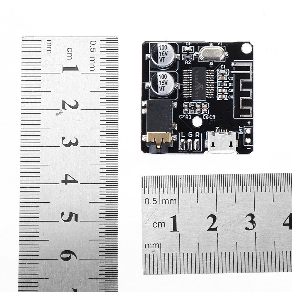 ERILLES Bluetooth Audio Receiver 5.0 Lossless Decoder Board 3.7-5V - VHM-314 - Black