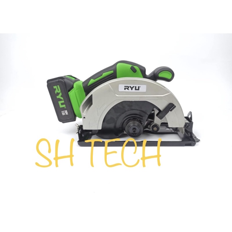 CORDLESS CIRCULAR SAW RYU RCCS 185 RCCS185 MESIN GERGAJI KAYU BATERAI 7 INCH