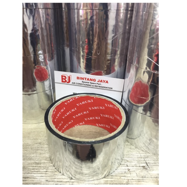 Isolasi Metalizing tape lakban silver