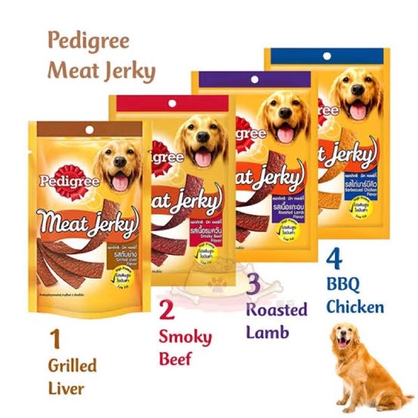 Pedigree Meat Jerky 80gr 80 gr gram Snack Cemilan Camilan Anjing Strip