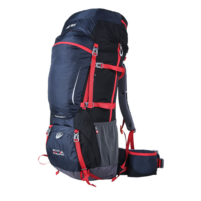 promo Tas Carrier Bintan 70+5 Liter Arei Outdoorgear - Navy elegan