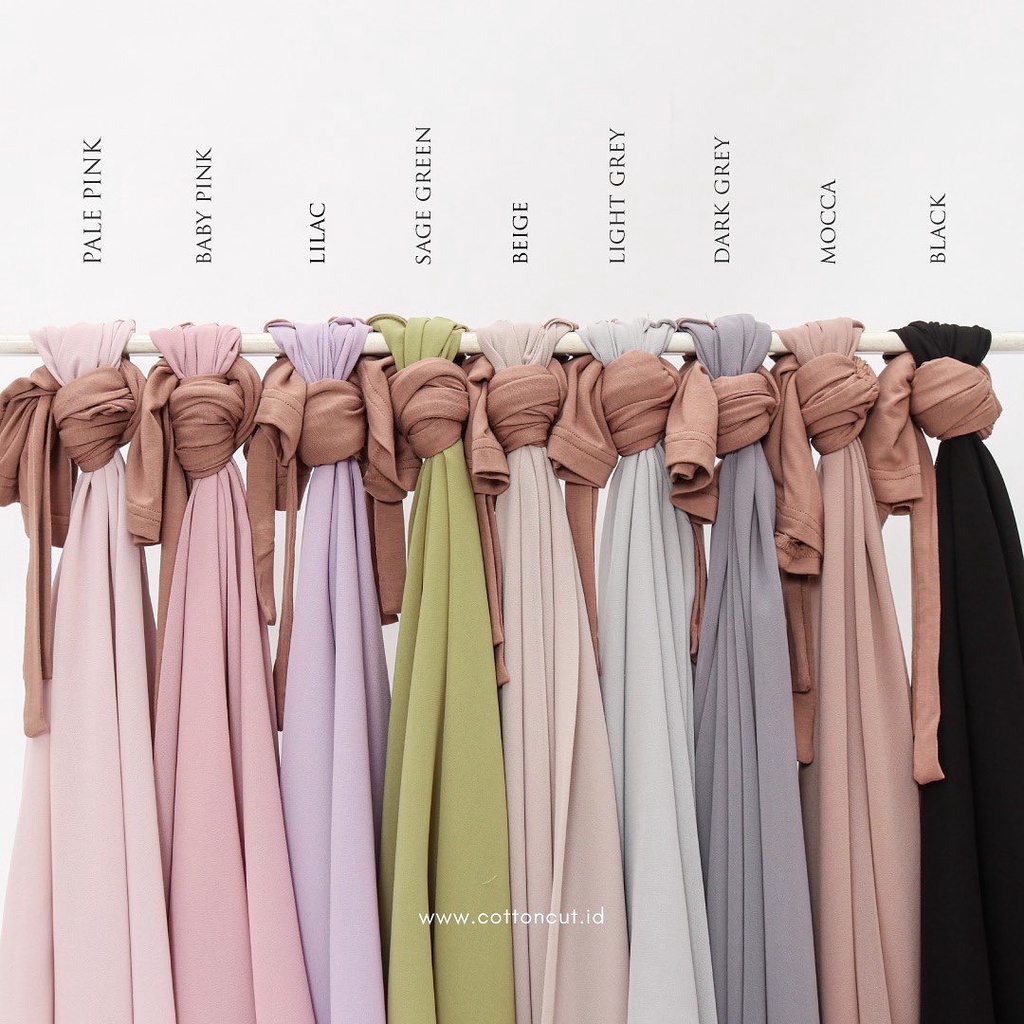 Cottoncut Haura Instan Hijab Mom Hijab Instant Square with Inner