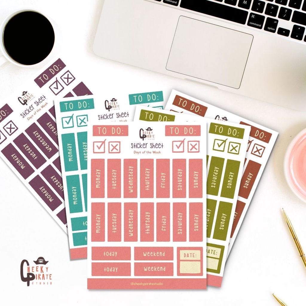 

Sticker Sheet - Days of The Week | Bullet Journal Stickers| Planner Stickers| Scrapbook Stickers| Cozy's Day Sticker| Cute Stickers| Journal Sticker 5.0 3 penilaian 4