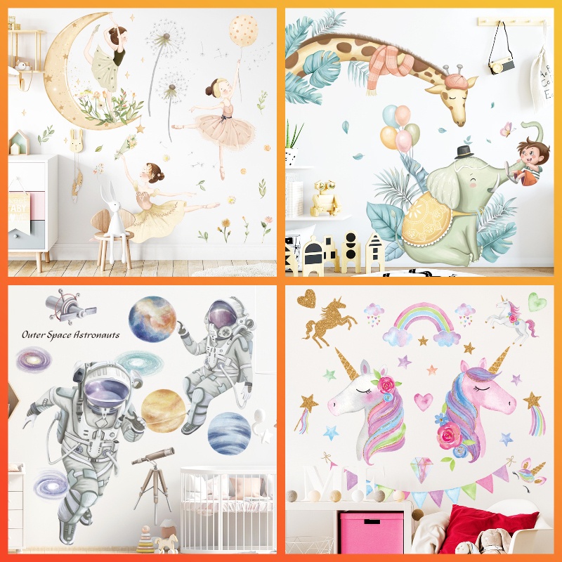 dekorasi kamar hiasan dinding kamar tidur stiker kulkas Wallpaper lemari pakaian kulkas tv kopi dapu