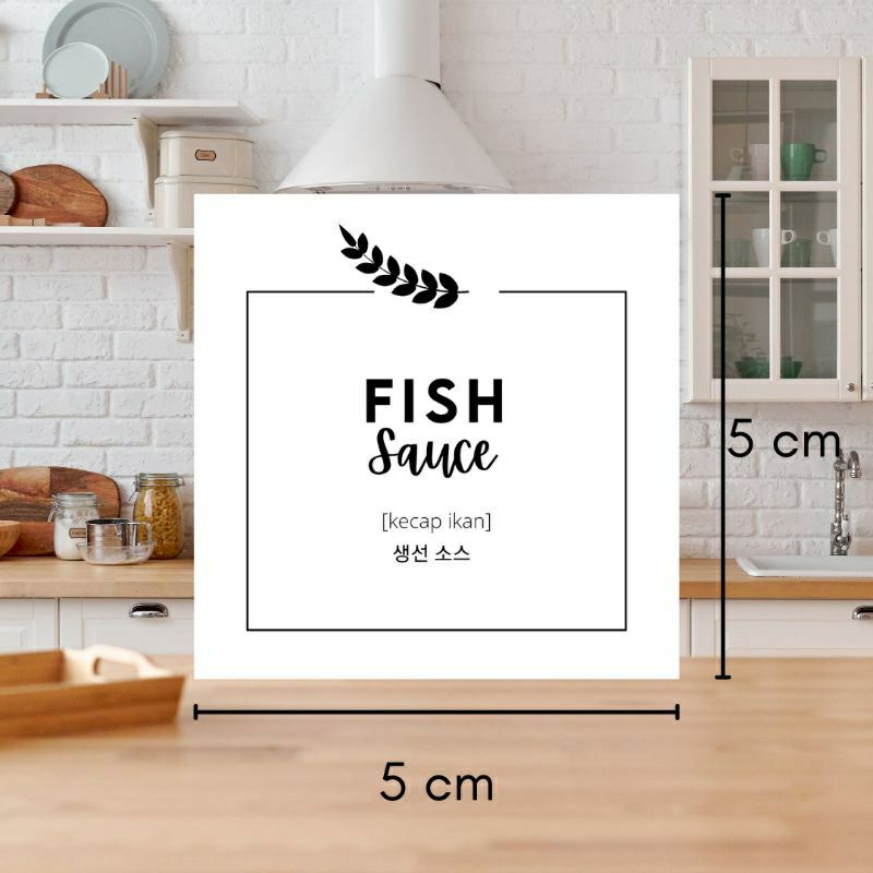 

Sticker Label Nama Bumbu Kekinian Part 2 Dengan 3 Bahasa English Korea Indo