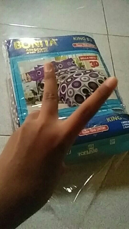 Sprei Bonita King 180 Cm X 200 Cm Corak Bellavista