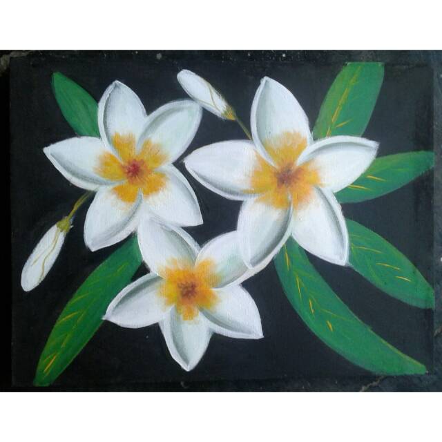 Lukisan Bunga Kamboja Shopee Indonesia