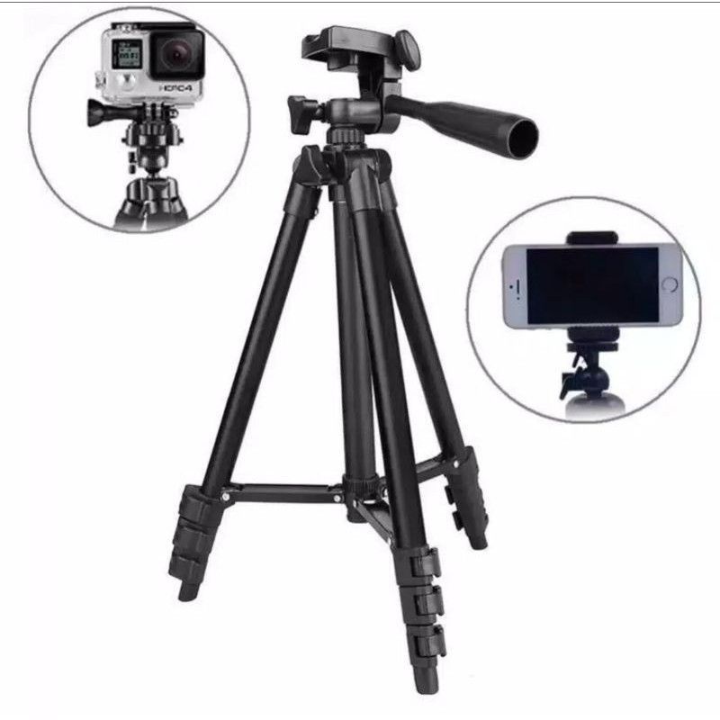 TRIPOD BLUETOOTH HP REMOTE KEPALA BAUT TRIPOD BAUT ORIGINAL 2 IN 1