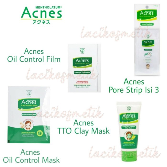 ✨LACIKOSME✨ ACNES OIL CONTROL MASK FILM - TEA TREE CLAY MASK PORE STRIP MASK OIL