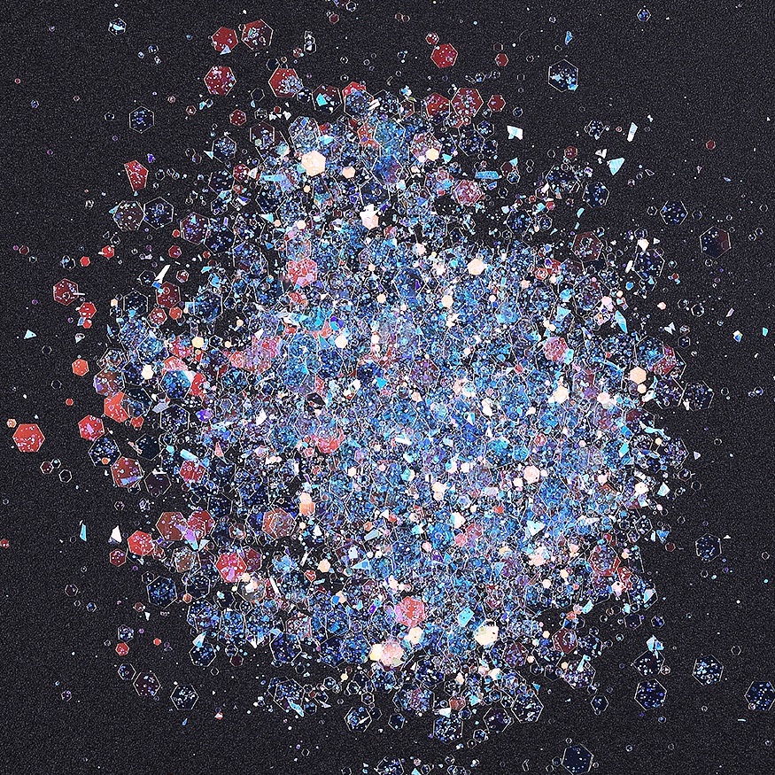 MSY Payet Glitter Portable Warna-Warni Untuk Nail Art / Manicure