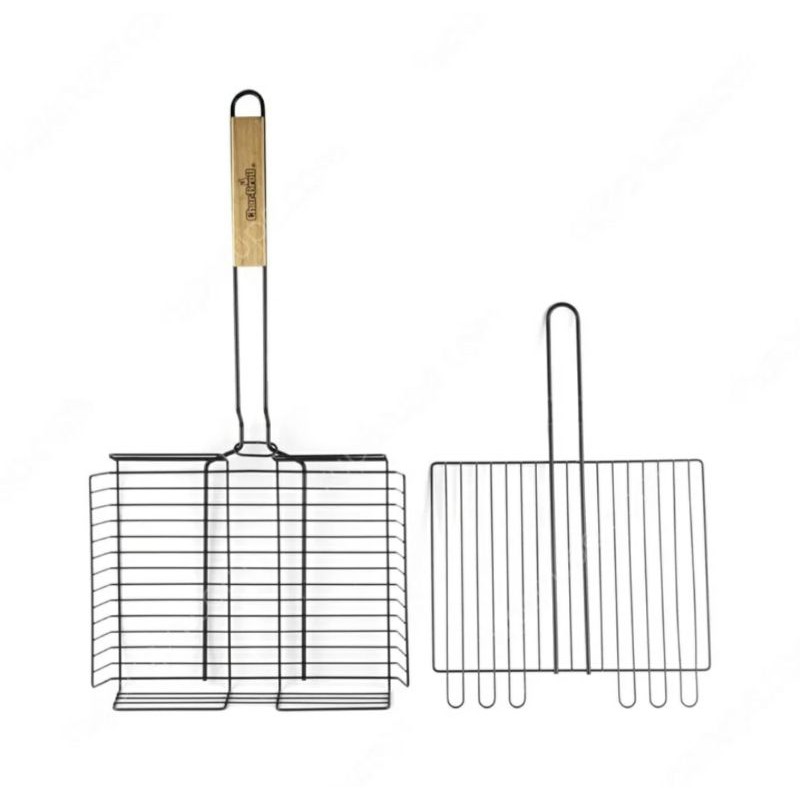 penjepit daging panggang bbq char broil grilling basket