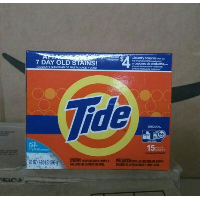 

tide det powder he original scent 20oz (595gr)