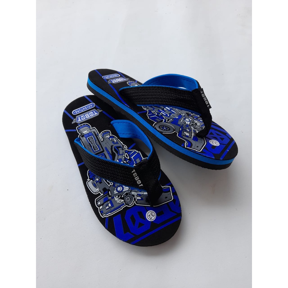 Sandal jepit tali webing TOBOT anak laki-laki