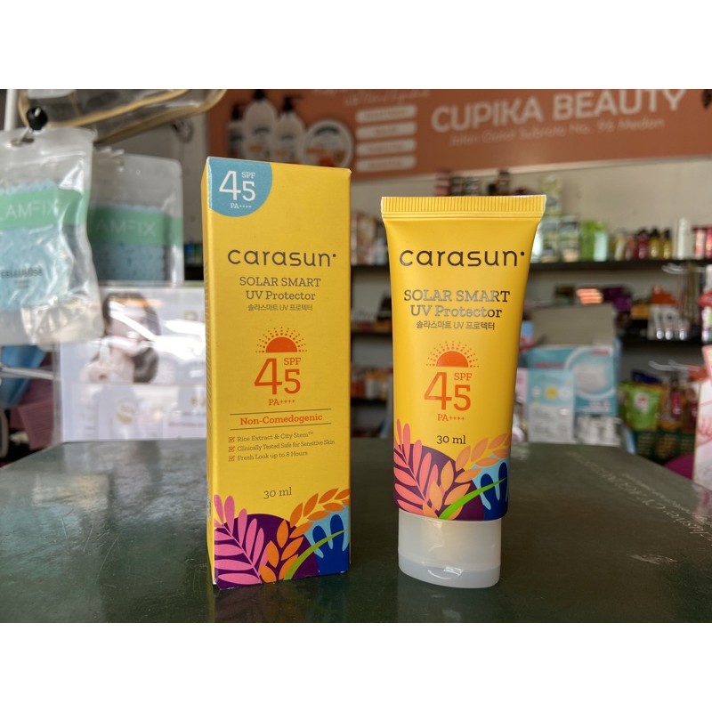 &lt;ku&gt; carasun solar smart uv protector 30 ml -- carasun uv protector spf 45 pa++++