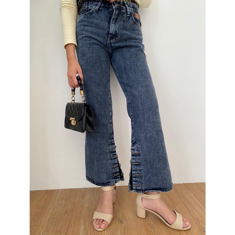 Celana Jeans Cutbray Haruka Pants