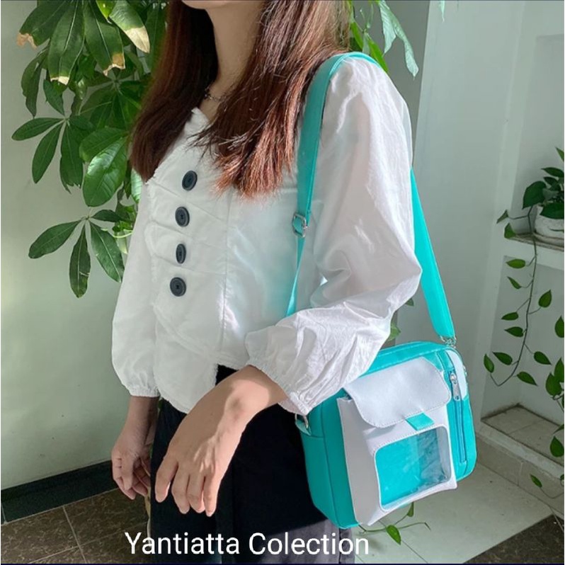 12.12 BIG SALE Tas selempang wanita cantik terbaru 2023//TAS selempang wanita kombinasi//tas lucu mewah