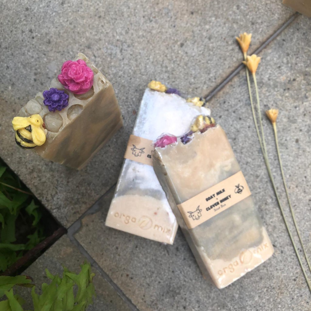 Orgamix Sabun Madu HDI Clover Honey + Goat Milk Soap