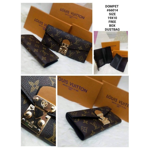 NEW ITEM dompet lv metis lipat panjang free box