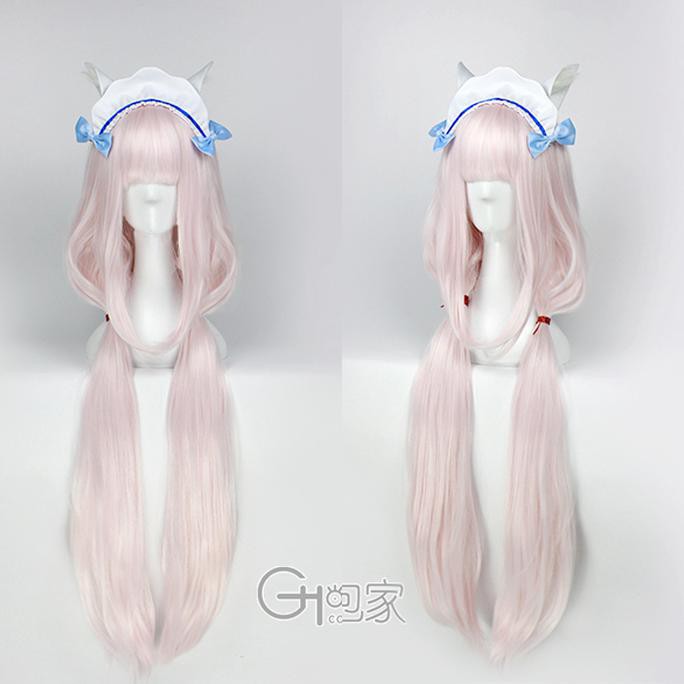 EDISI TERBARU COSTUME HALLOWEEN PESTA) WIG COSPLAY GHOSTCOS NEKOPARA VANILLA FREE ONGKIR..