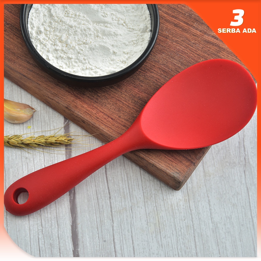 Sendok Nasi Anti Lengket Tahan Panas / Sendok Nasi Silikon / Sendok Nasi Silicon / Centong Nasi Anti Lengket / Centong Nasi Souvenir / Centong Nasi Silikon