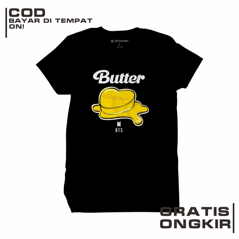 Kaos BTS Butter | Kaos Idol kpop BTS | Butter BTS