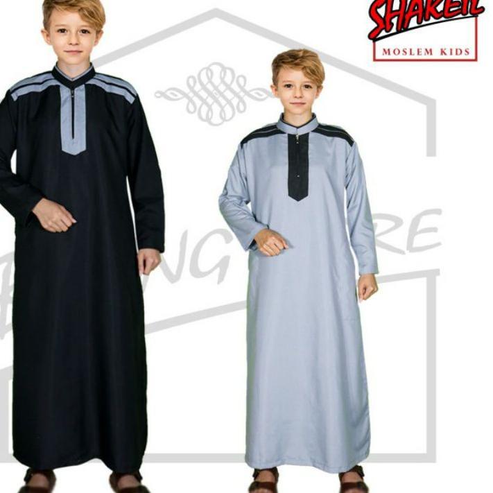 ✳ shakeil - Baju Gamis Anak / Jubah Anak Laki Laki Umur 2 - 12 Tahun ❋