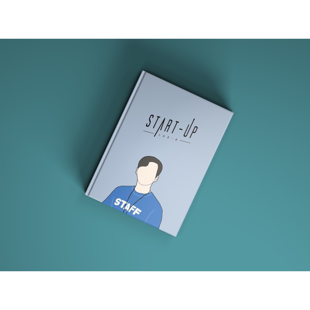 

NOTEBOOK / BUKU CATATAN START UP EDITION HAN JI PYEONG BLUE A5 HARDCOVER , NOTEBOOK CUSTOM
