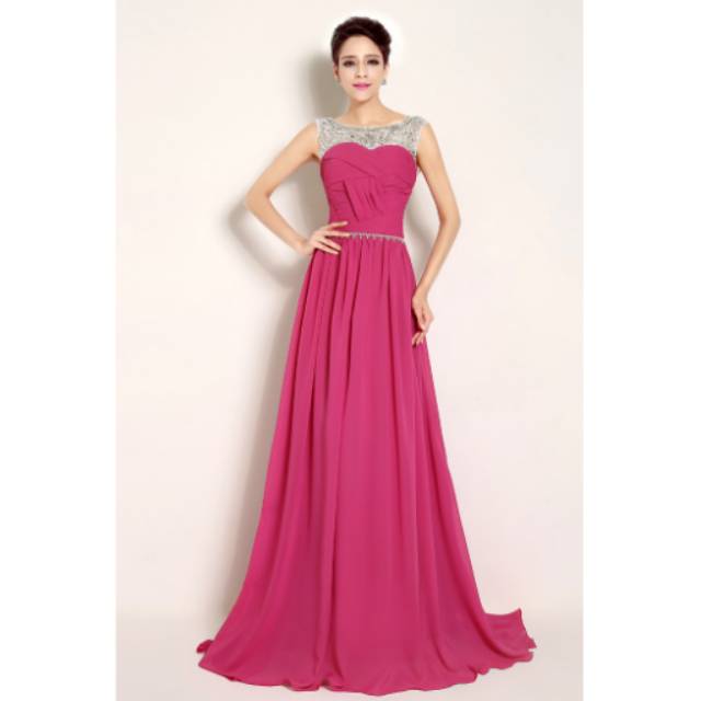 Long Dress Baju Pesta Gaun Malam Usher Prewedding Murah Import