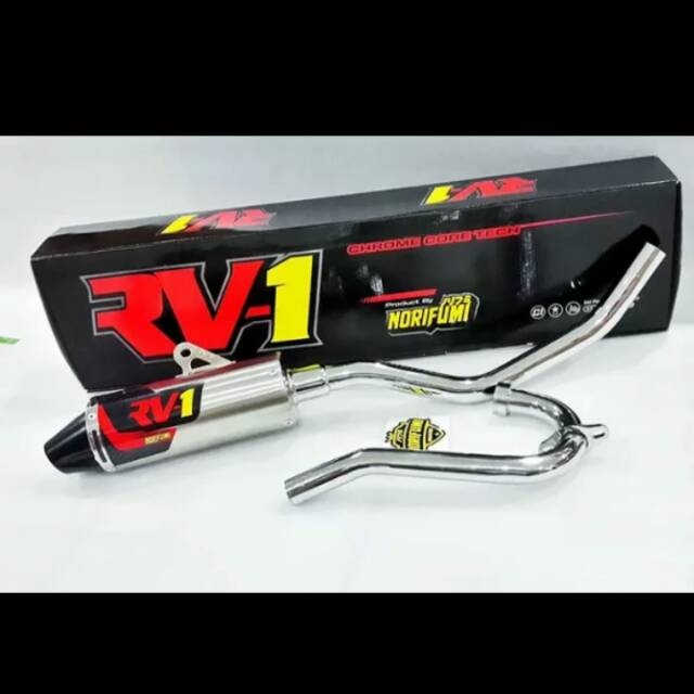 Knalpot Norifumi RV1 Shorty Original RV1 Motor KLX 150 - DTRACKER 150