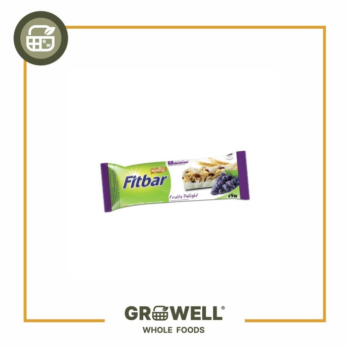 

Fitbar Fruits Sachet 22Gr