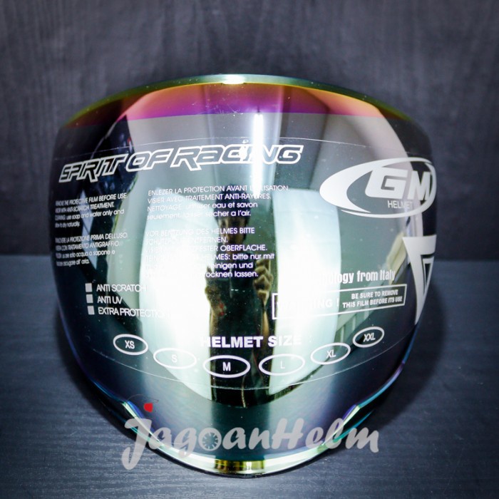 Visor Helm Gm Fighter Original Rainbow Kaca Helm Fighter Termurah