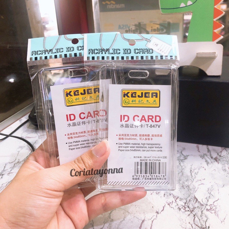 READY Id card Akrilik / Acrylic KEJEA untuk Photocard