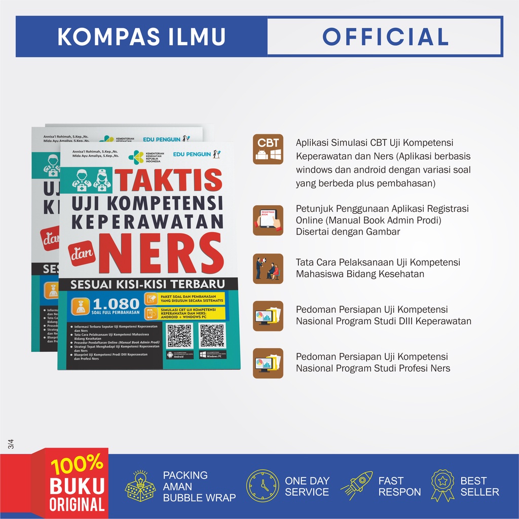 Buku Ners Keperawatan - Kompas Ilmu Buku Taktis Uji Kompetensi Keperawatan Dan Ners / Ukom / Ukni - Edu Penguin