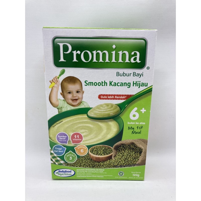 Promina BUBUR BAYI Smooth Kacang Hijau 120g BOX