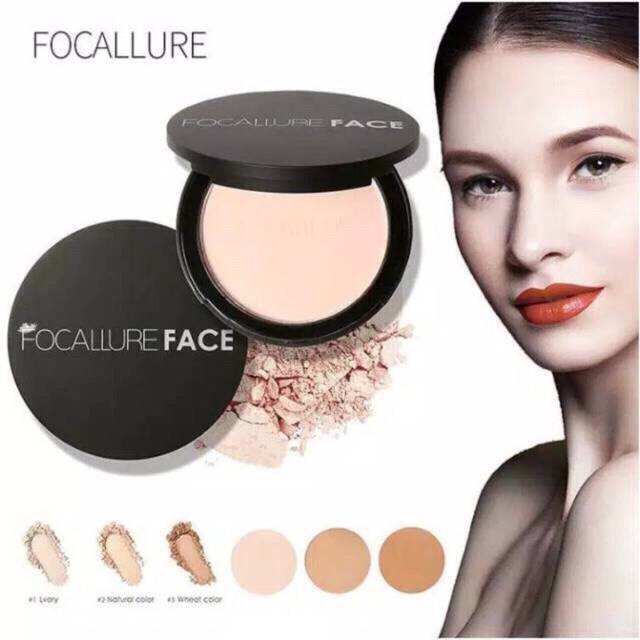 Focallure Pressed Powder with a Ultra-soft Puff
