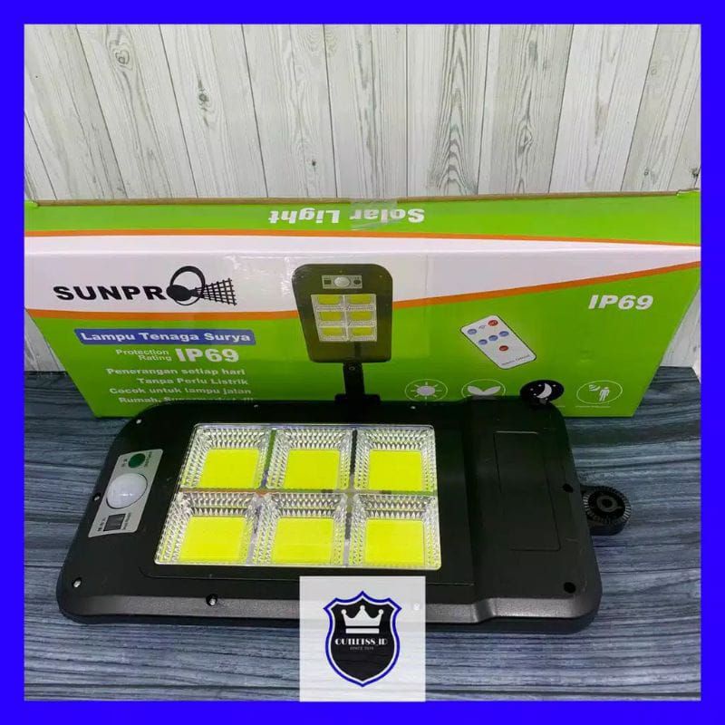 Lampu Tenaga Surya Outdoor Sunpro IP69 180 Watt - Lampu Jalan Pagar &amp; Taman