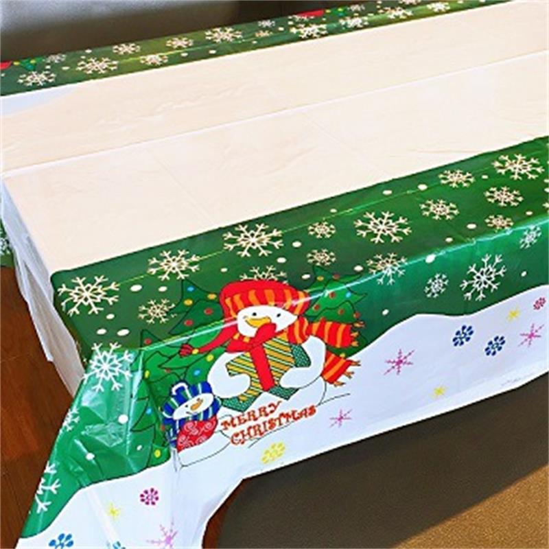 [Christmas Products] Cartoon Pattern Christmas Party Disposable Tablecloth