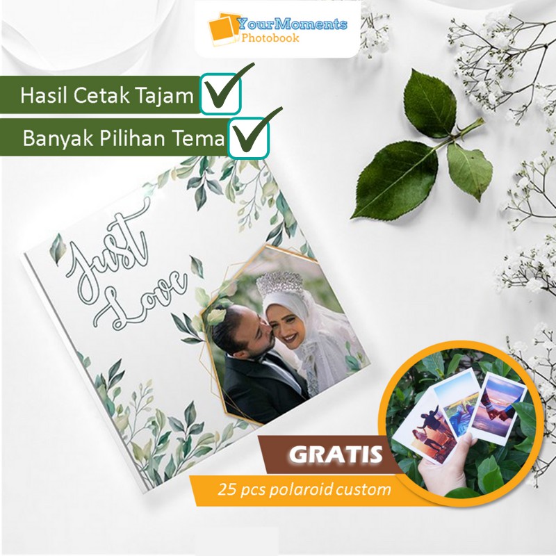 Photobook Hardcover 20 x 20 / Cetak Album Foto / Photo Book Majalah Square Putri Series