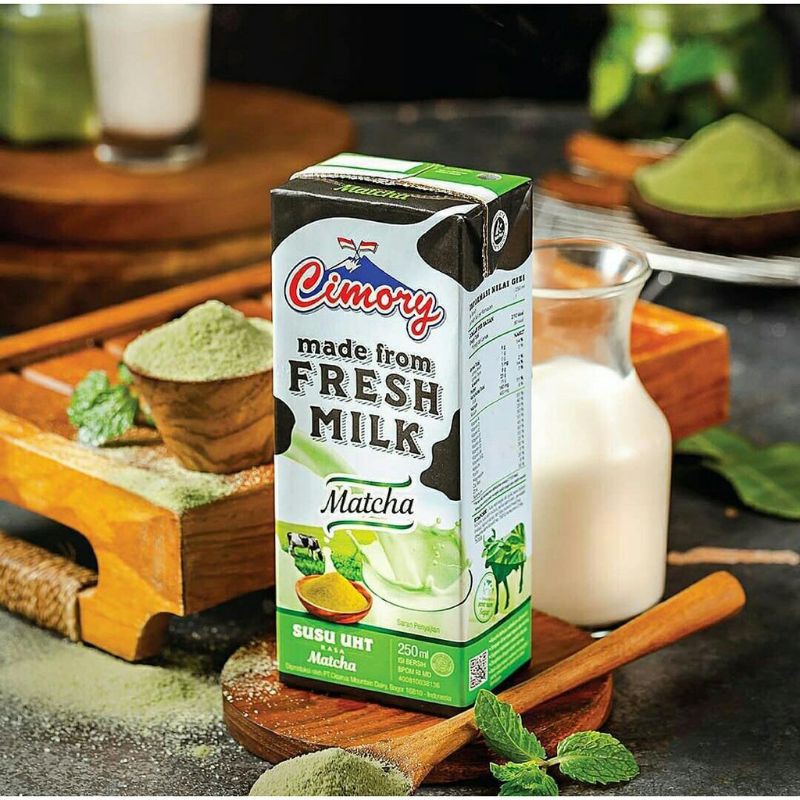 

Cimory Susu UHT Rasa Matcha 250ml, Susu Sapi Rasa Matcha 250 ml