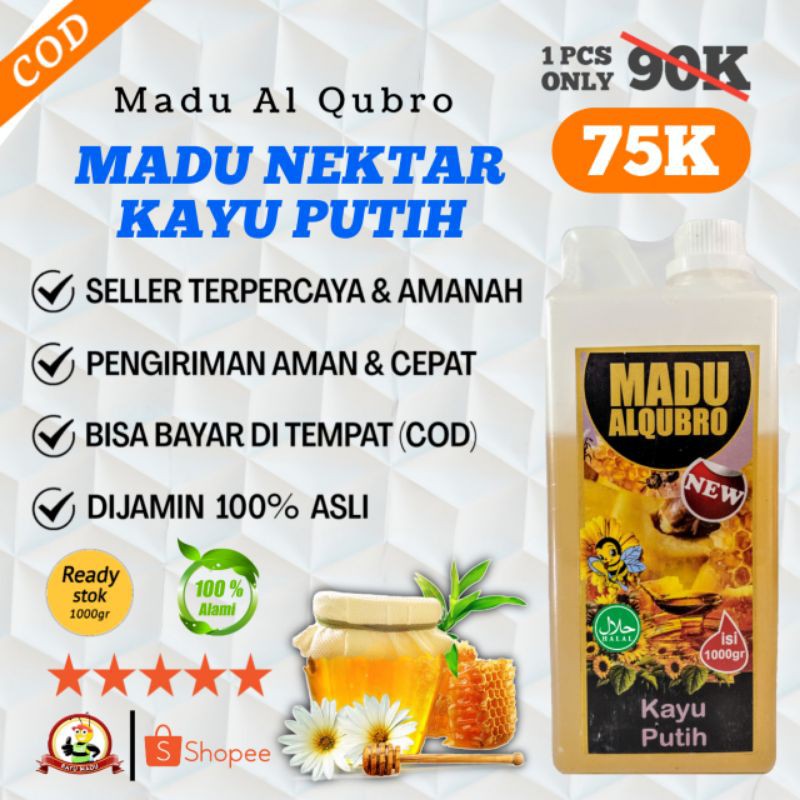

Madu Asli Al Qubro AlQubro Al-Qubro 1Kg Madu Nektar Kayu Putih
